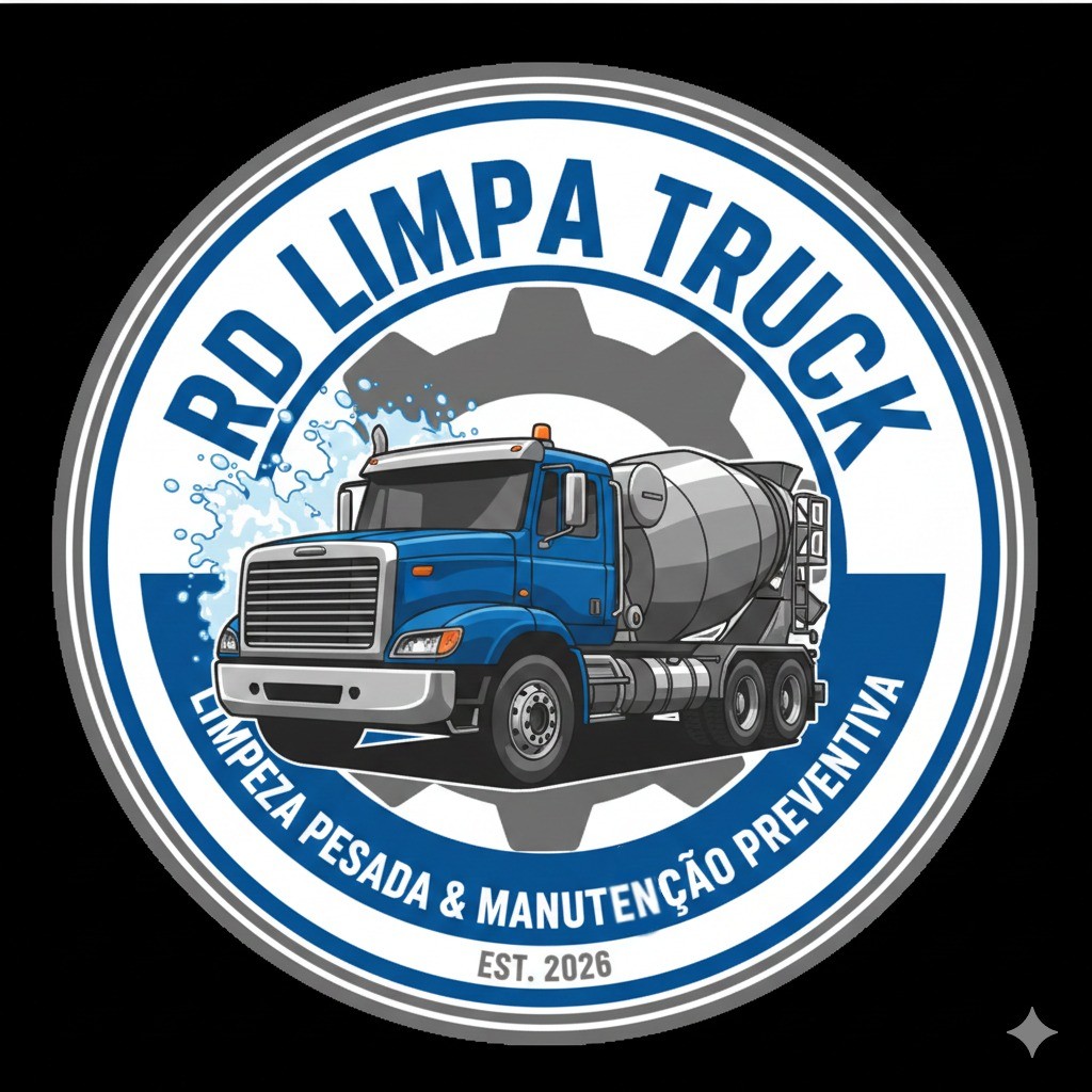 Limpeza de caminhão betoneira - RD Limpa Truck
